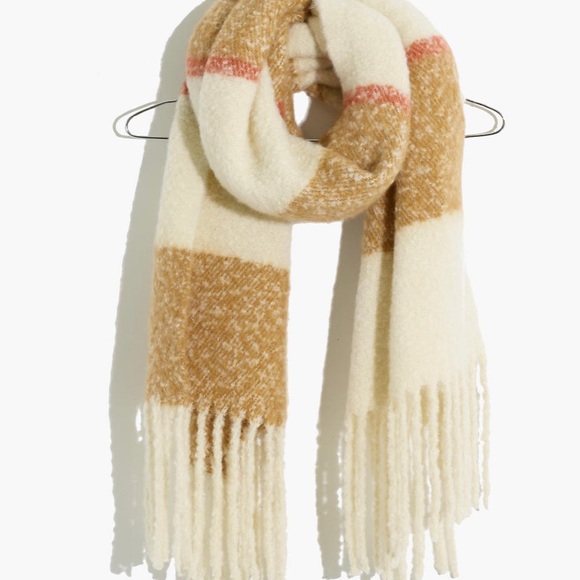 Madewell Accessories - MADEWELL Supersoft Scarf With Fringe Toffee NWT